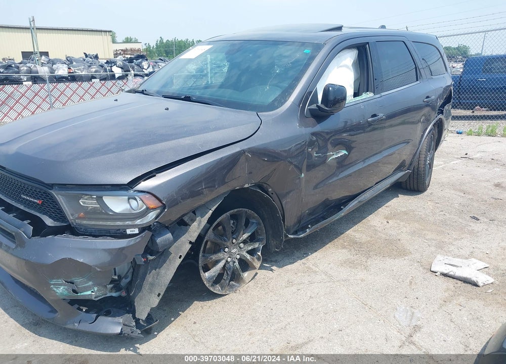 2019 DODGE DURANGO GT AWD VIN: 1C4RDJDG2KC828108