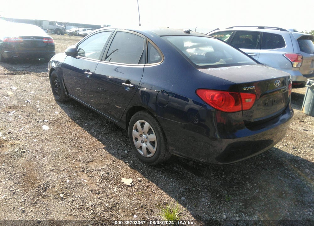 2009 HYUNDAI ELANTRA GLS VIN: KMHDU46D19U628254