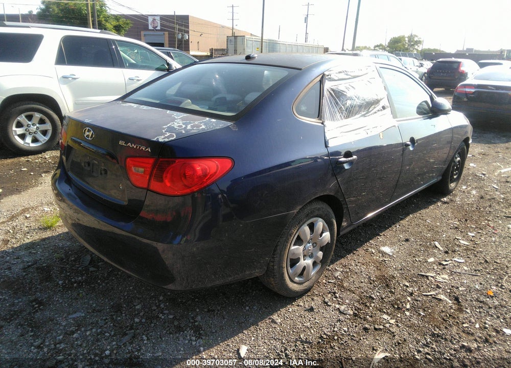 2009 HYUNDAI ELANTRA GLS VIN: KMHDU46D19U628254