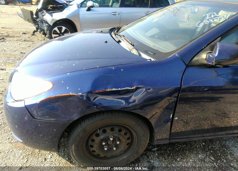 2009 HYUNDAI ELANTRA GLS VIN: KMHDU46D19U628254