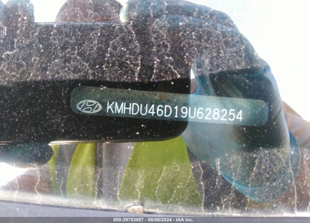 2009 HYUNDAI ELANTRA GLS VIN: KMHDU46D19U628254