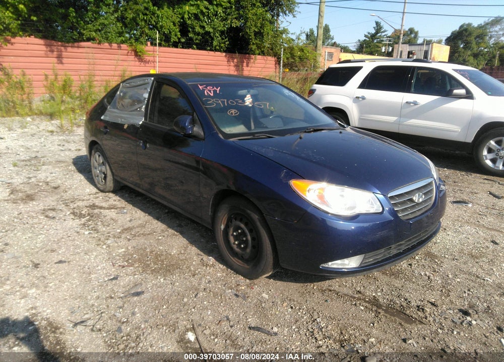 2009 HYUNDAI ELANTRA GLS VIN: KMHDU46D19U628254