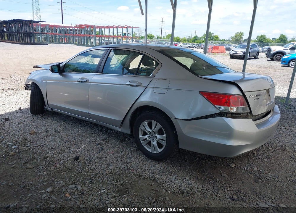2009 HONDA ACCORD 2.4 LX-P VIN: JHMCP26449C012838