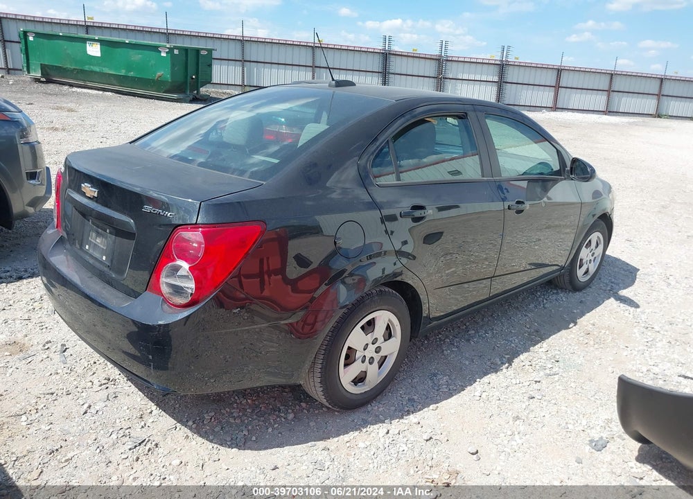 2015 CHEVROLET SONIC LS AUTO VIN: 1G1JA5SH1F4150761