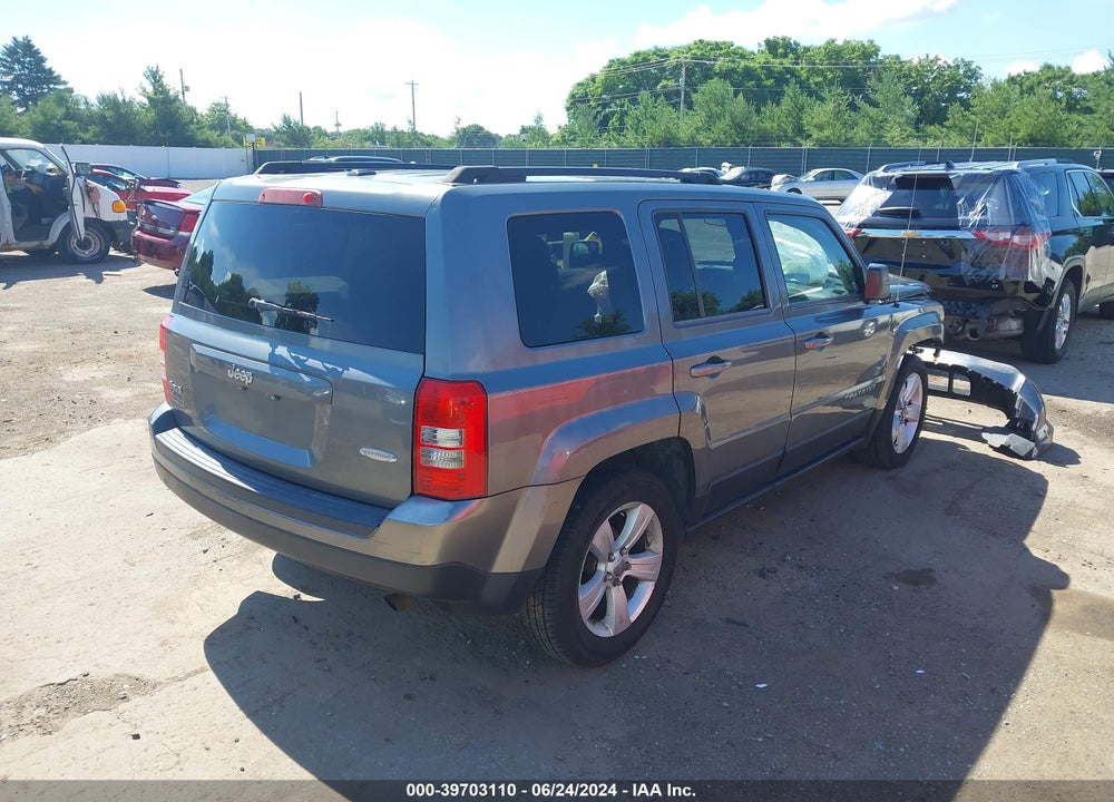 2012 JEEP PATRIOT LATITUDE VIN: 1C4NJRFB3CD543789