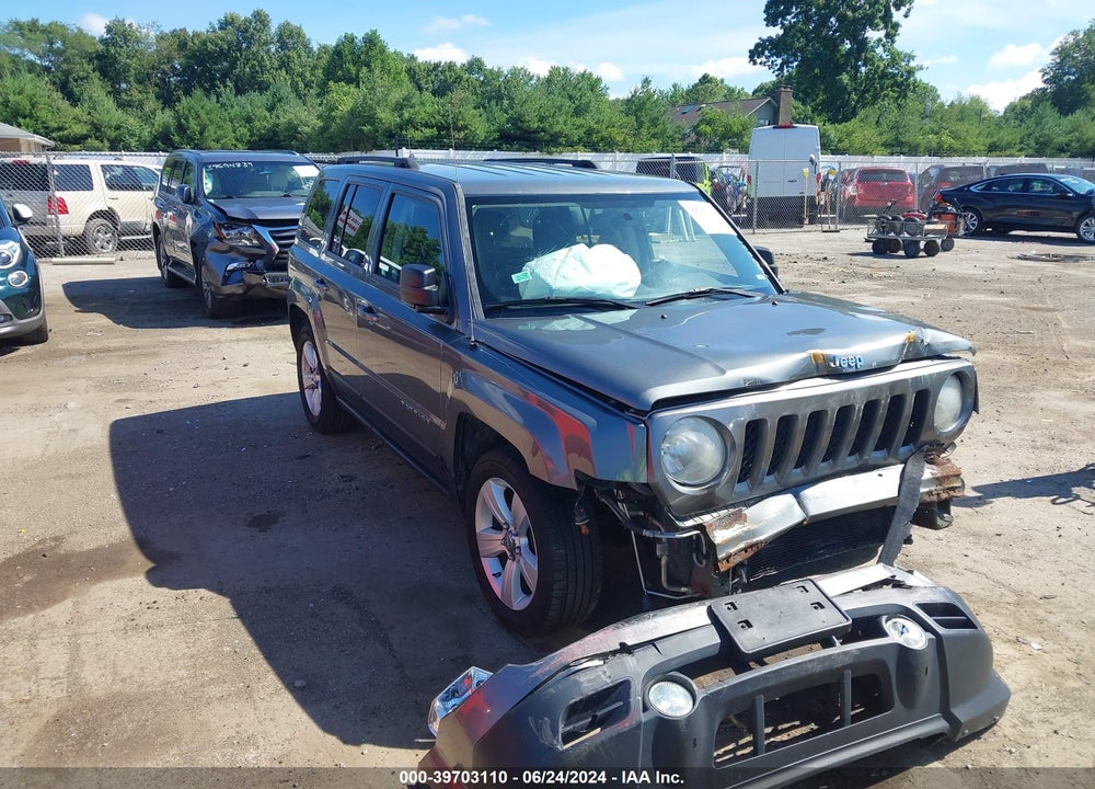 2012 JEEP PATRIOT LATITUDE VIN: 1C4NJRFB3CD543789