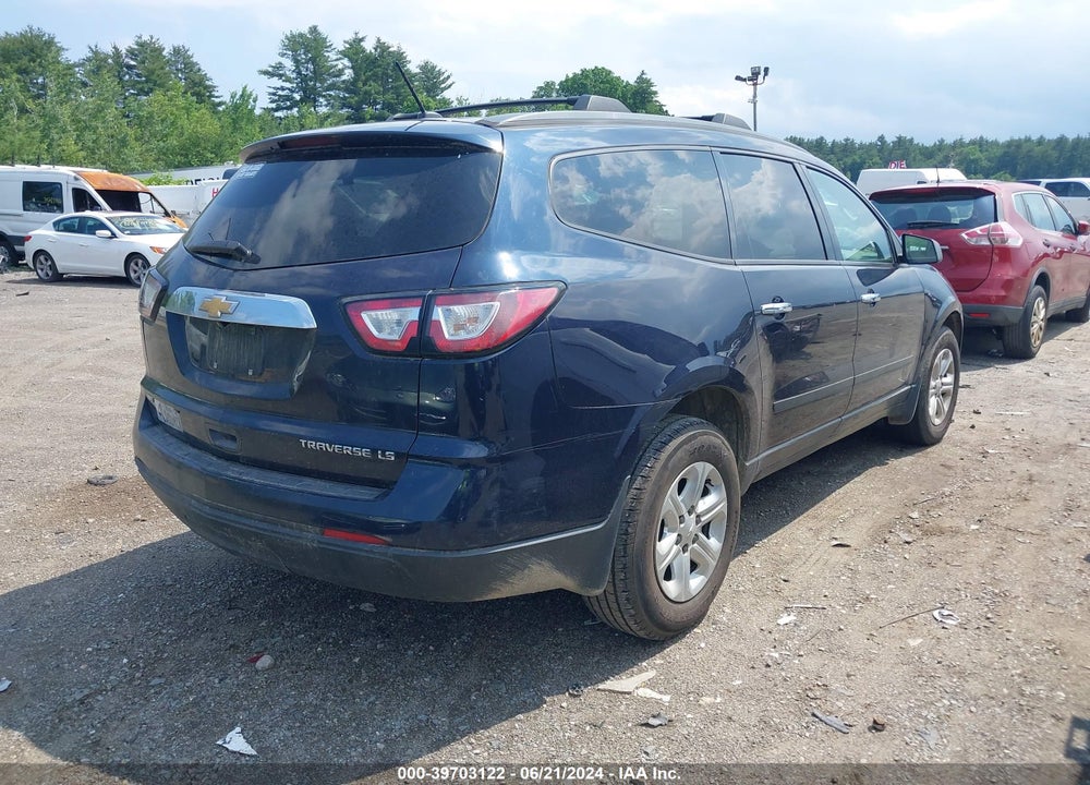 2015 CHEVROLET TRAVERSE LS VIN: 1GNKVFED9FJ381902