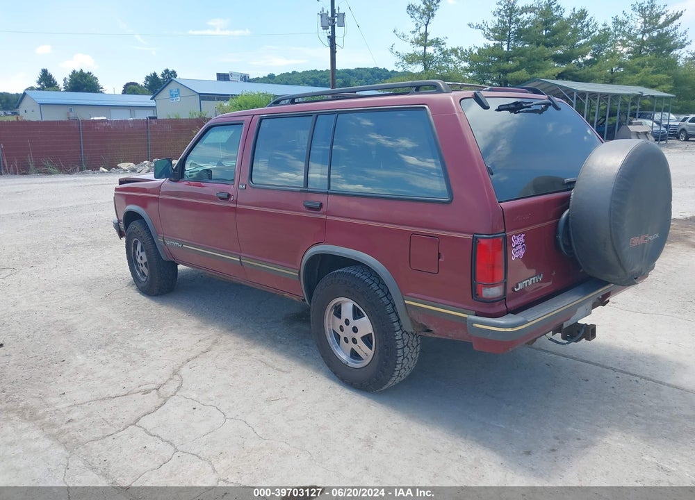 1994 GMC S15 JIMMY VIN: 1GKDT13W2R0506042