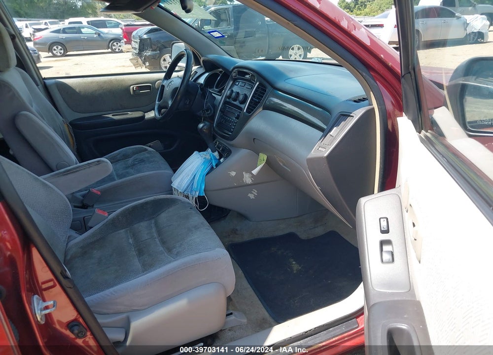 2001 TOYOTA HIGHLANDER V6 VIN: JTEGF21A310013659