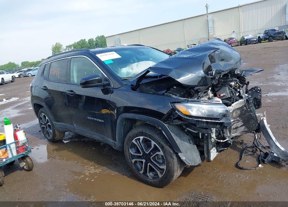2022 JEEP COMPASS LIMITED 4X4 VIN: 3C4NJDCB4NT227354