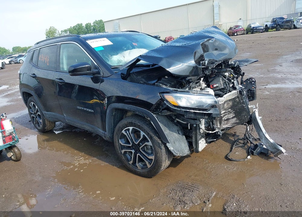 2022 JEEP COMPASS LIMITED 4X4 VIN: 3C4NJDCB4NT227354