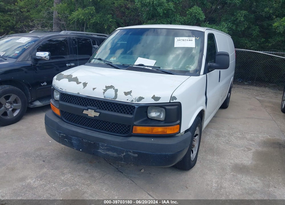 2011 CHEVROLET EXPRESS 1500 WORK VAN VIN: 1GCSGAFXXB1109870