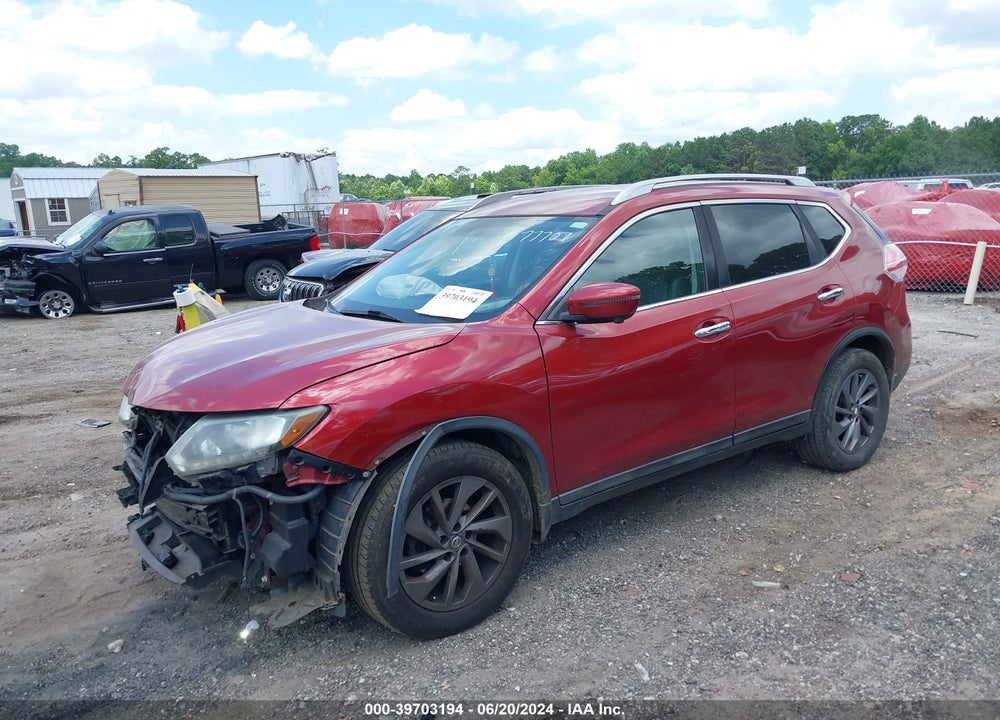 2016 NISSAN ROGUE SL VIN: 5N1AT2MV5GC757770
