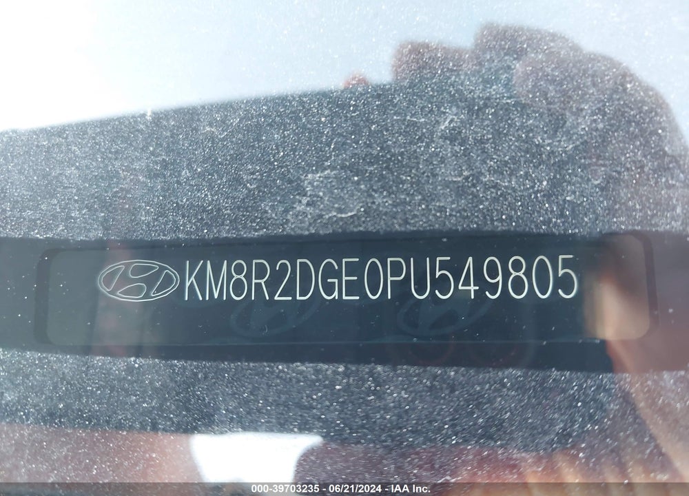 2023 HYUNDAI PALISADE SEL VIN: KM8R2DGE0PU549805