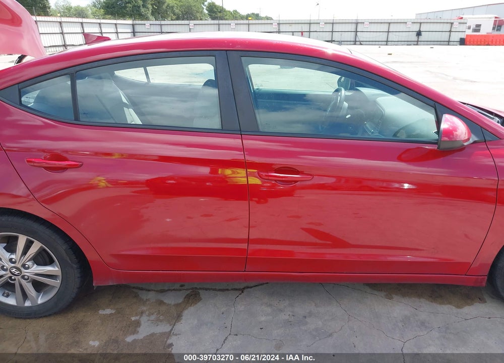 2017 HYUNDAI ELANTRA SE VIN: KMHD84LFXHU102536