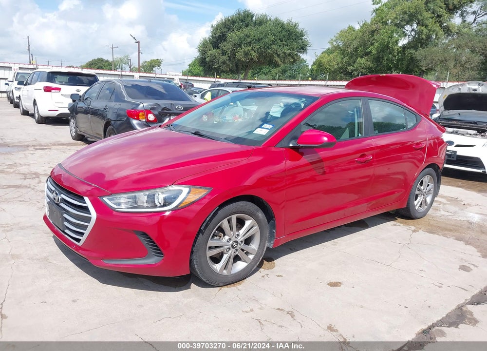 2017 HYUNDAI ELANTRA SE VIN: KMHD84LFXHU102536
