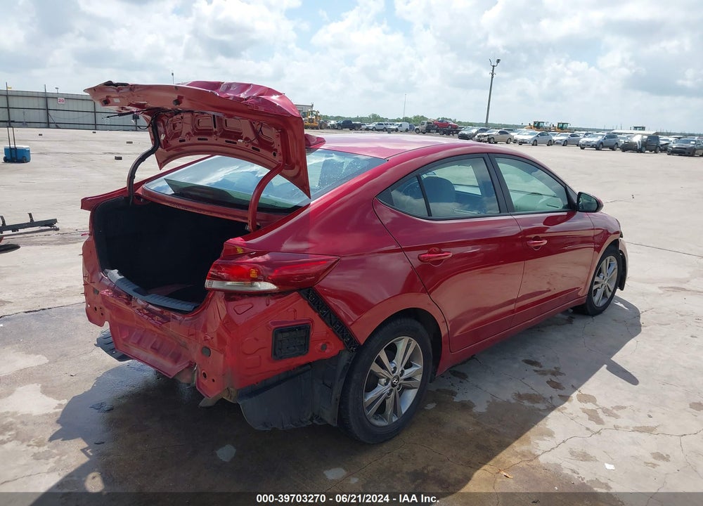 2017 HYUNDAI ELANTRA SE VIN: KMHD84LFXHU102536