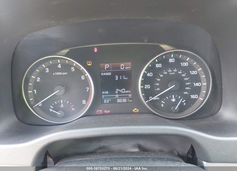 2017 HYUNDAI ELANTRA SE VIN: KMHD84LFXHU102536