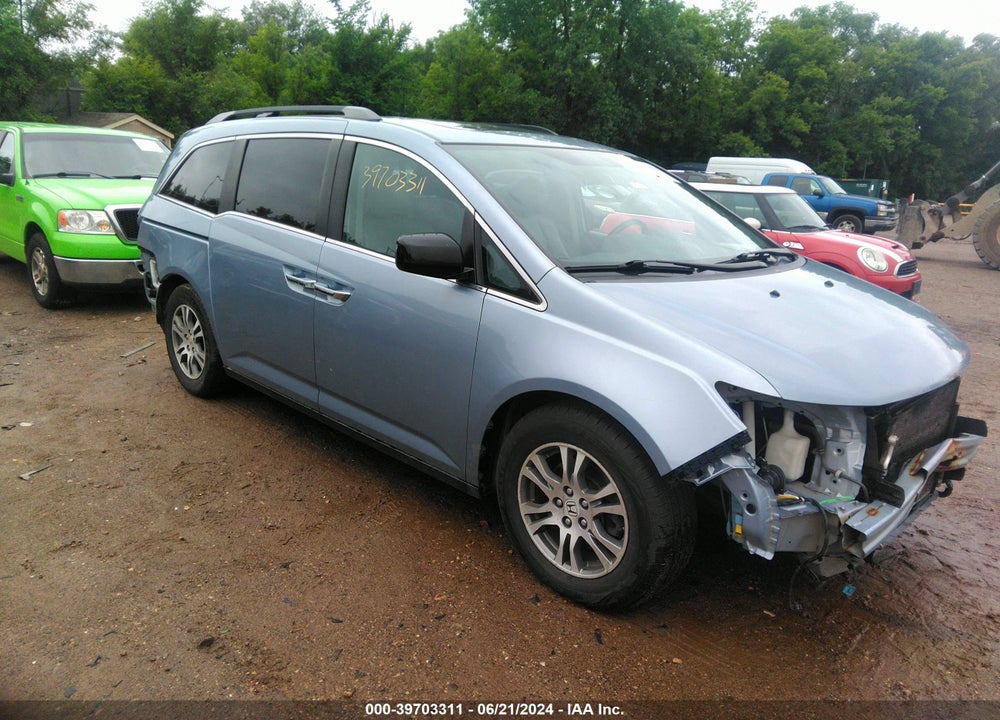 2013 HONDA ODYSSEY EX-L VIN: 5FNRL5H67DB015509