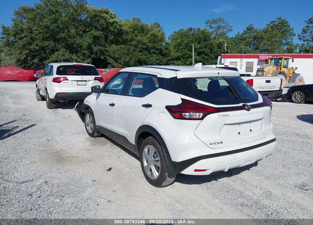 2024 NISSAN KICKS S XTRONIC CVT VIN: 3N1CP5BV1RL511301