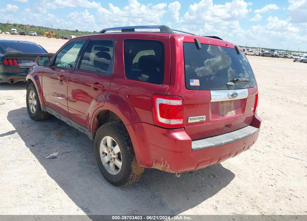 2012 FORD ESCAPE LIMITED VIN: 1FMCU0EG4CKA37340