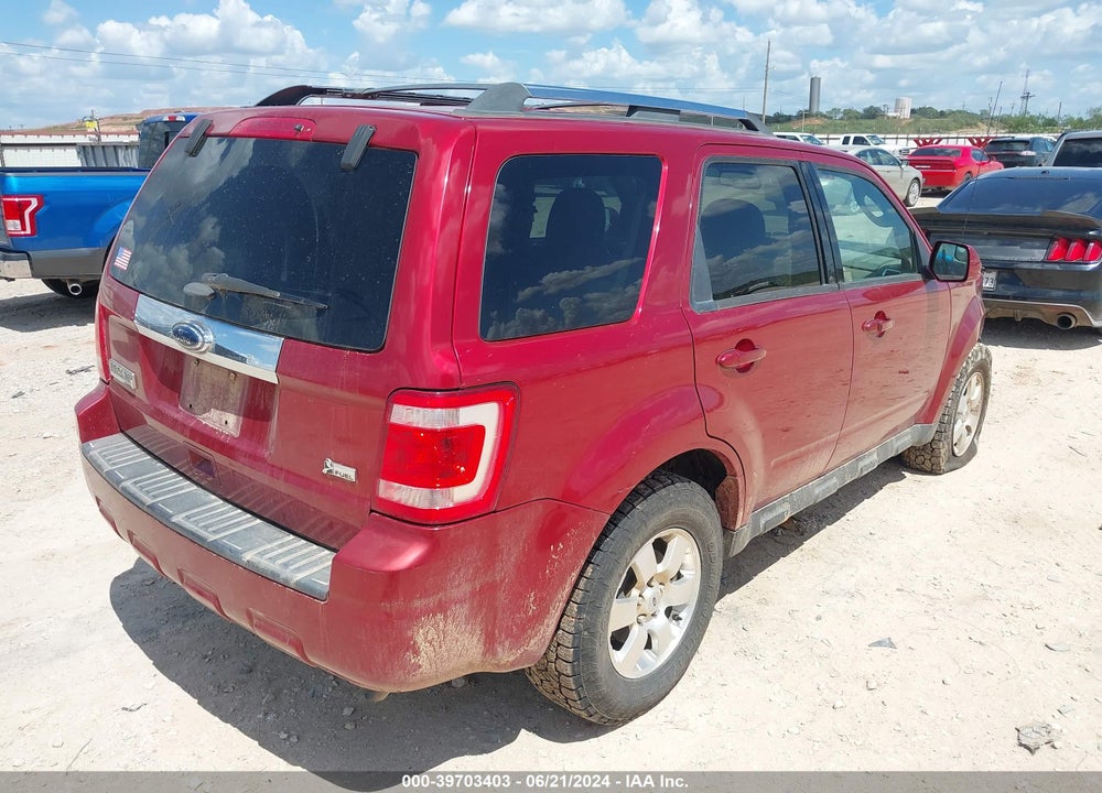 2012 FORD ESCAPE LIMITED VIN: 1FMCU0EG4CKA37340