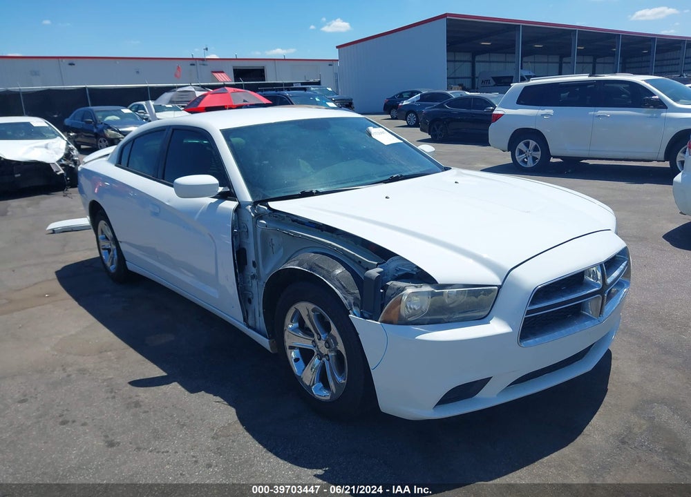 2013 DODGE CHARGER SE VIN: 2C3CDXBG4DH726339