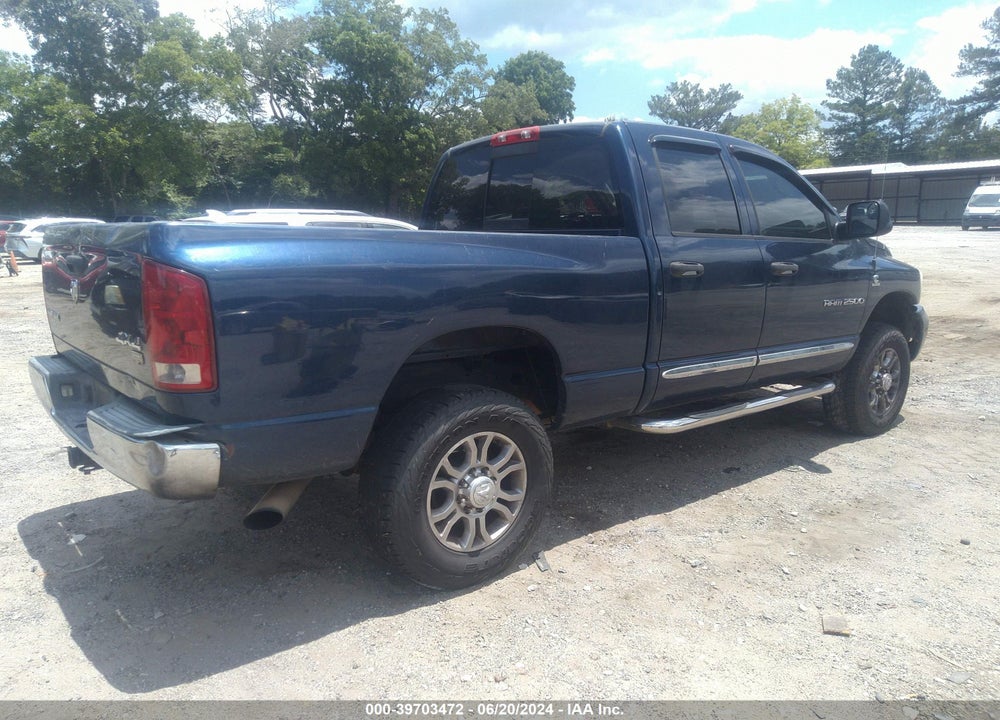 2006 DODGE RAM 2500 LARAMIE VIN: 3D7KS28C96G280914