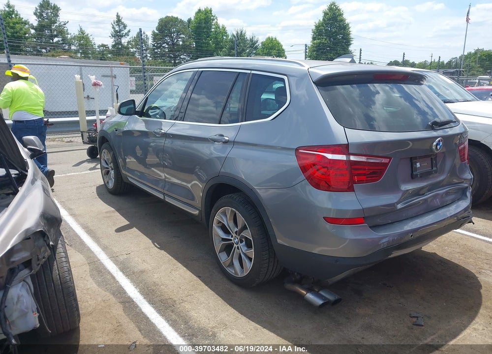 2017 BMW X3 SDRIVE28I VIN: 5UXWZ7C32H0V93286