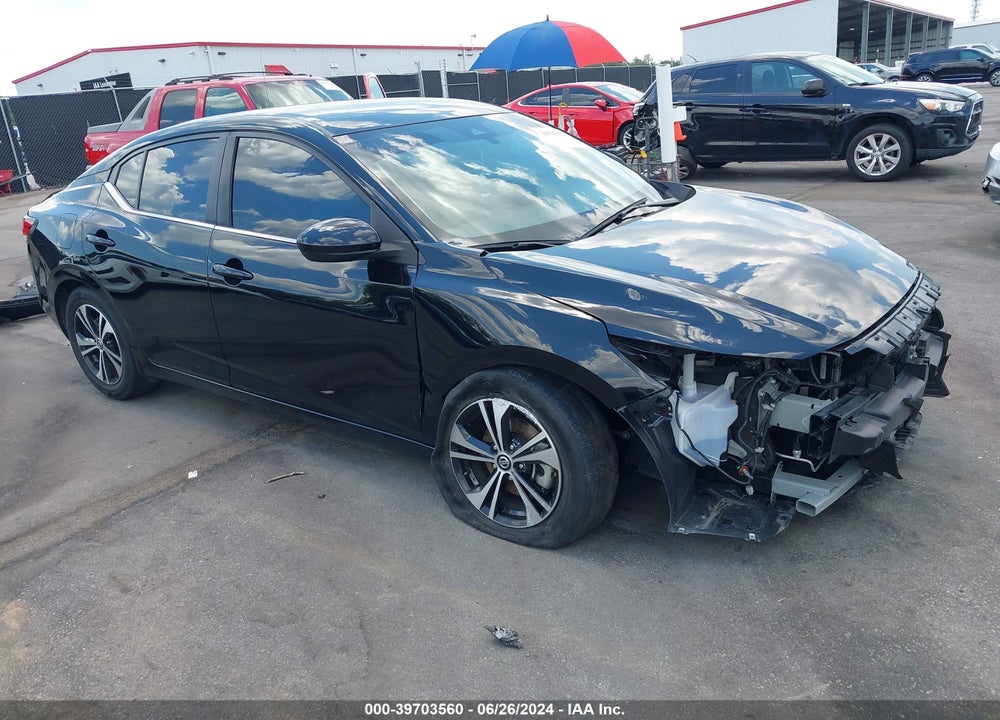 2022 NISSAN SENTRA SV XTRONIC CVT VIN: 3N1AB8CV9NY270123