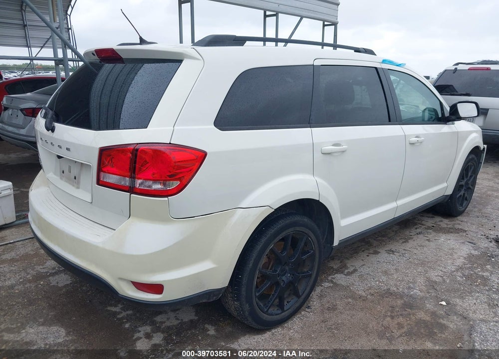 2013 DODGE JOURNEY SXT VIN: 3C4PDCBB6DT709575