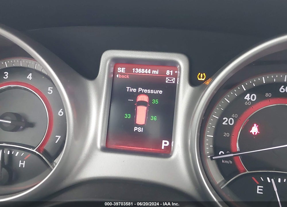 2013 DODGE JOURNEY SXT VIN: 3C4PDCBB6DT709575