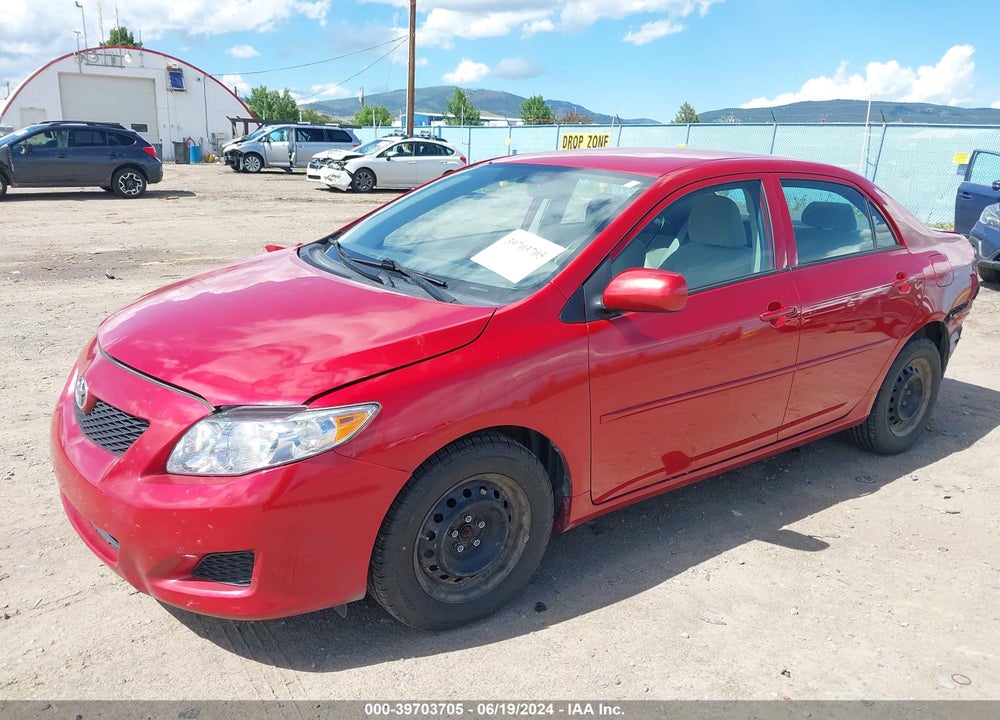 2010 TOYOTA COROLLA LE VIN: 1NXBU4EE7AZ236627