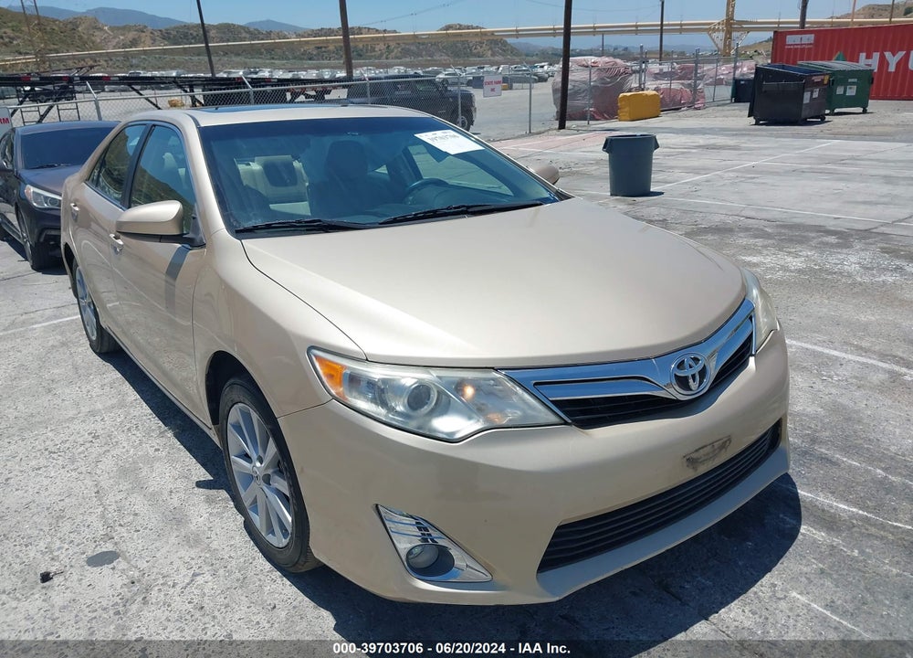 2012 TOYOTA CAMRY XLE VIN: 4T4BF1FK4CR173928
