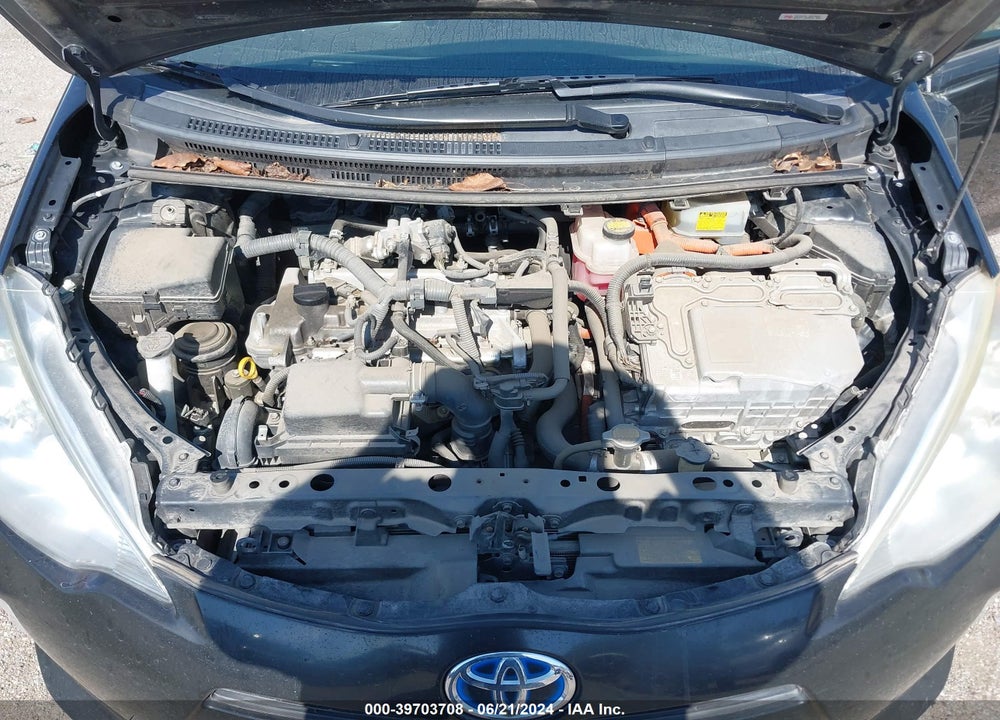 2012 TOYOTA PRIUS C TWO VIN: JTDKDTB35C1019843