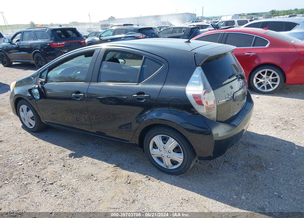 2012 TOYOTA PRIUS C TWO VIN: JTDKDTB35C1019843