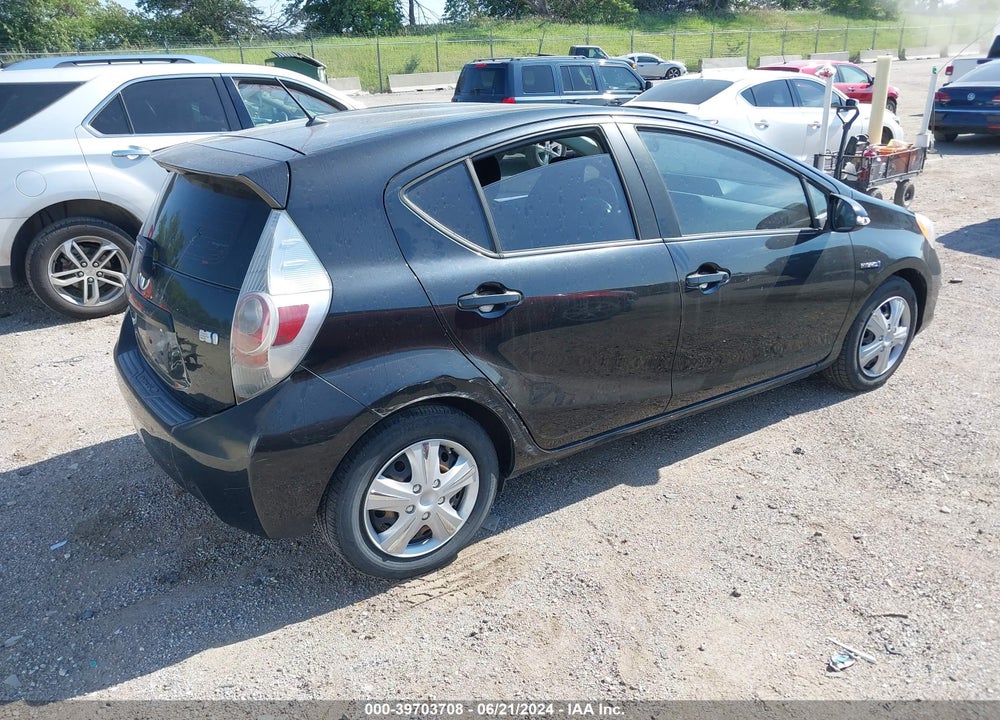 2012 TOYOTA PRIUS C TWO VIN: JTDKDTB35C1019843