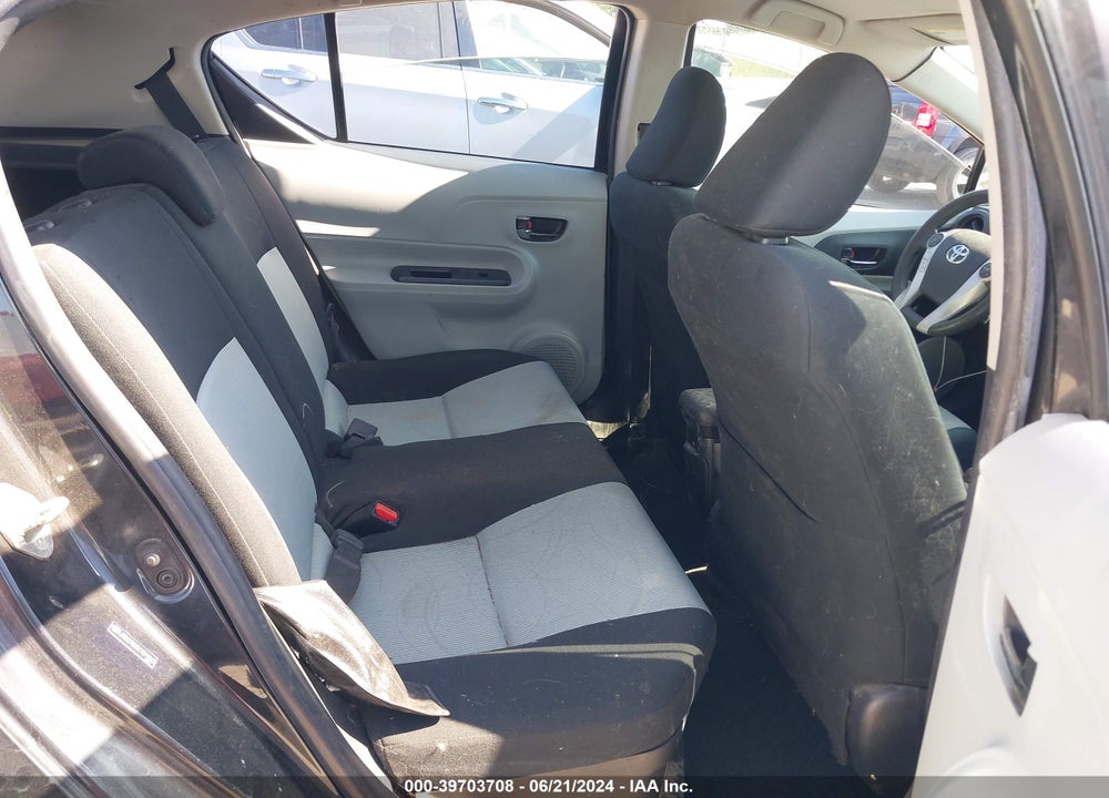 2012 TOYOTA PRIUS C TWO VIN: JTDKDTB35C1019843