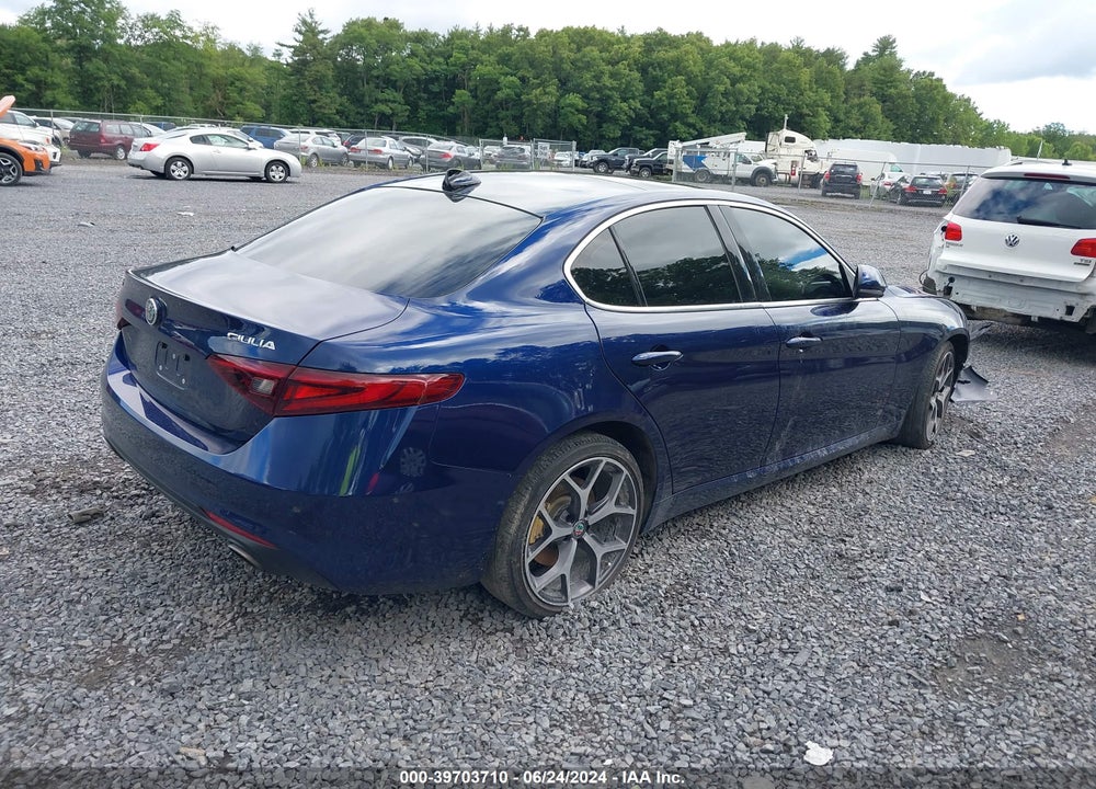 2021 ALFA ROMEO GIULIA TI AWD VIN: ZARFANBN3M7642020