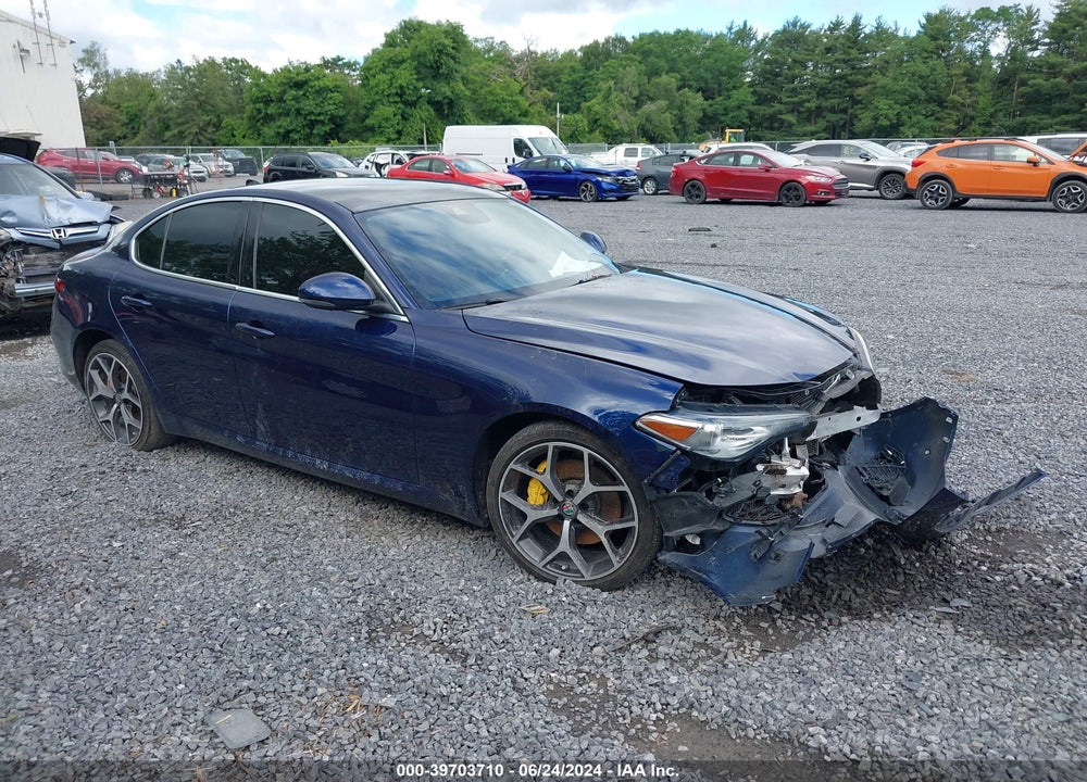 2021 ALFA ROMEO GIULIA TI AWD VIN: ZARFANBN3M7642020
