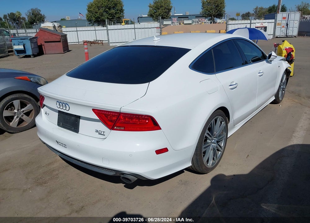 2012 AUDI A7 PREMIUM VIN: WAU2GAFCXCN082321