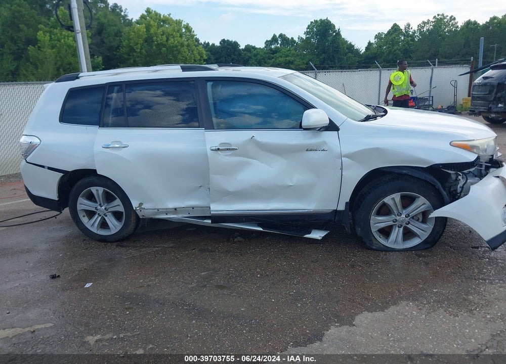 2013 TOYOTA HIGHLANDER LIMITED V6 VIN: 5TDDK3EH7DS208522