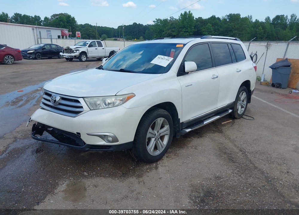 2013 TOYOTA HIGHLANDER LIMITED V6 VIN: 5TDDK3EH7DS208522