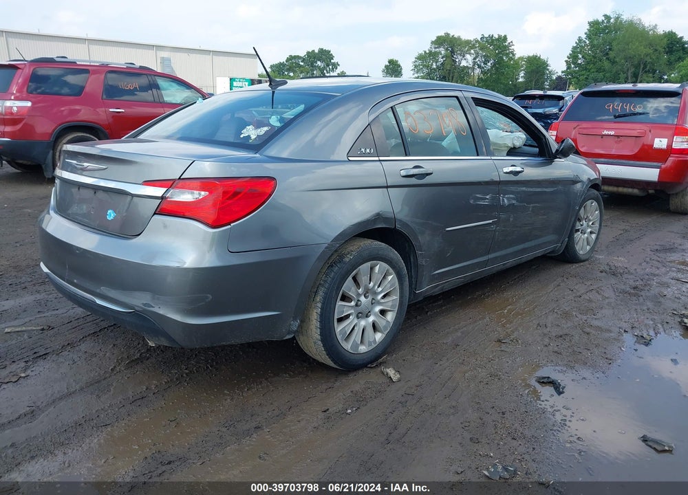 2012 CHRYSLER 200 LX VIN: 1C3CCBAG6CN234649