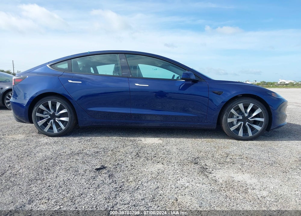2024 TESLA MODEL 3 REAR-WHEEL DRIVE VIN: 5YJ3E1EA0RF749448