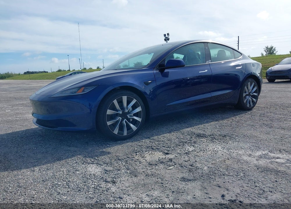 2024 TESLA MODEL 3 REAR-WHEEL DRIVE VIN: 5YJ3E1EA0RF749448