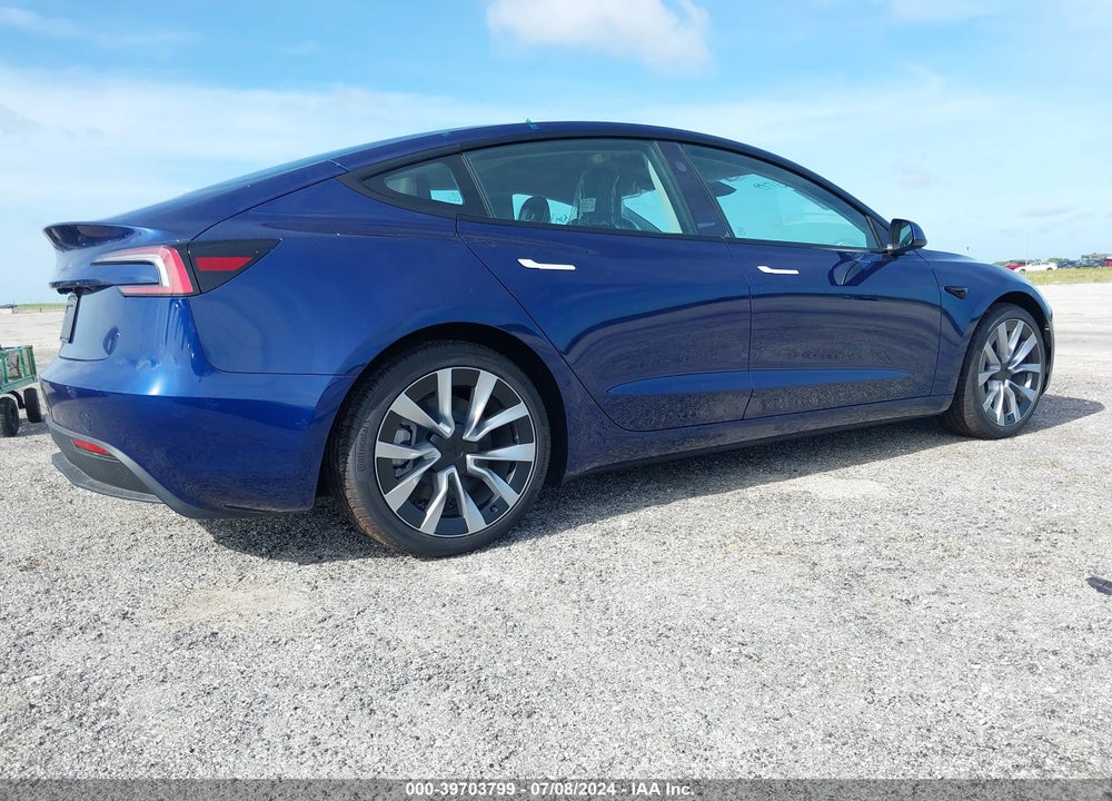 2024 TESLA MODEL 3 REAR-WHEEL DRIVE VIN: 5YJ3E1EA0RF749448