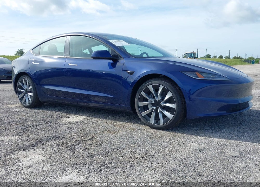 2024 TESLA MODEL 3 REAR-WHEEL DRIVE VIN: 5YJ3E1EA0RF749448