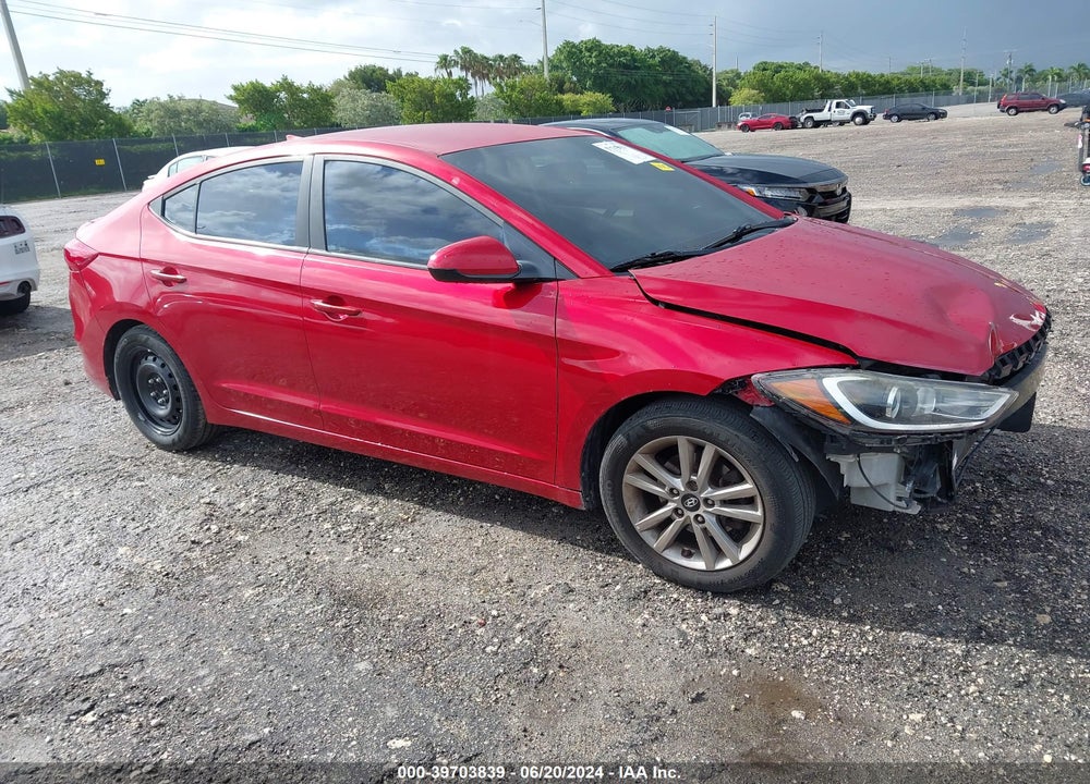 2017 HYUNDAI ELANTRA SE VIN: 5NPD74LF6HH078933