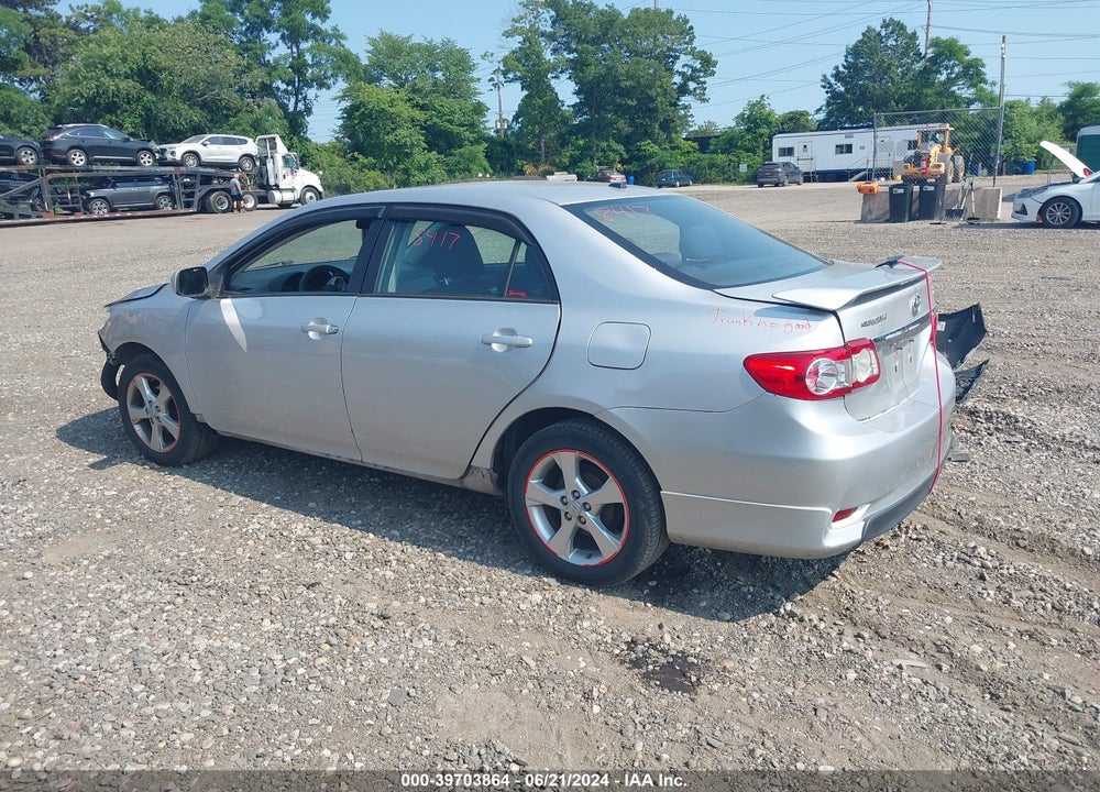2011 TOYOTA COROLLA VIN: 2T1BU4EE2BC667878
